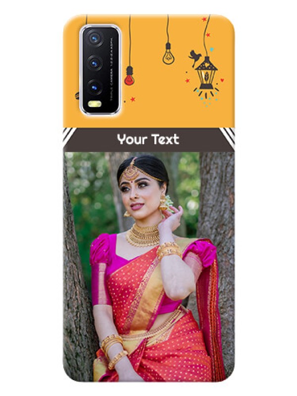 Custom Vivo Y12S custom back covers with Family Picture and Icons 