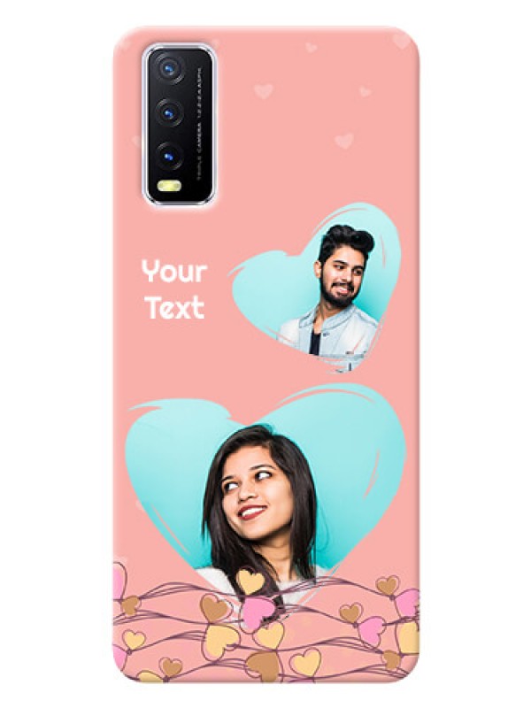 Custom Vivo Y12S customized phone cases: Love Doodle Design