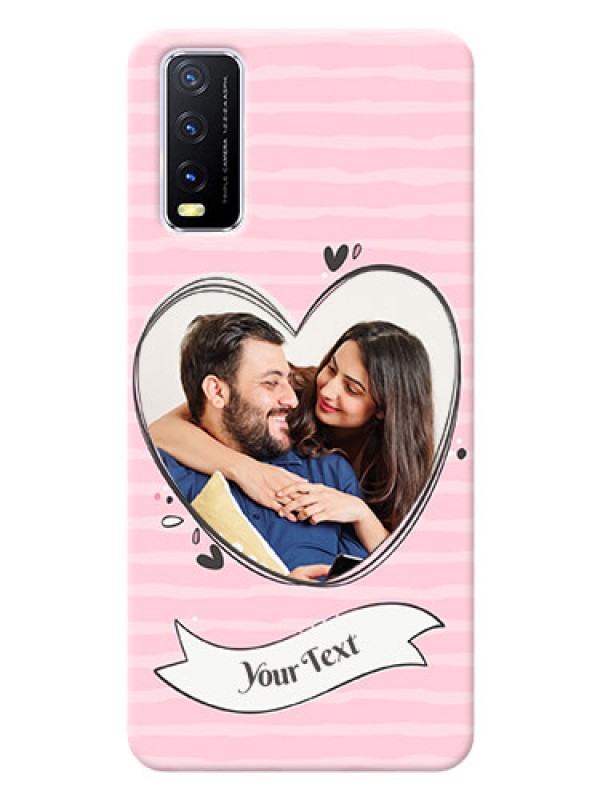 Custom Vivo Y12S custom mobile phone covers: Vintage Heart Design