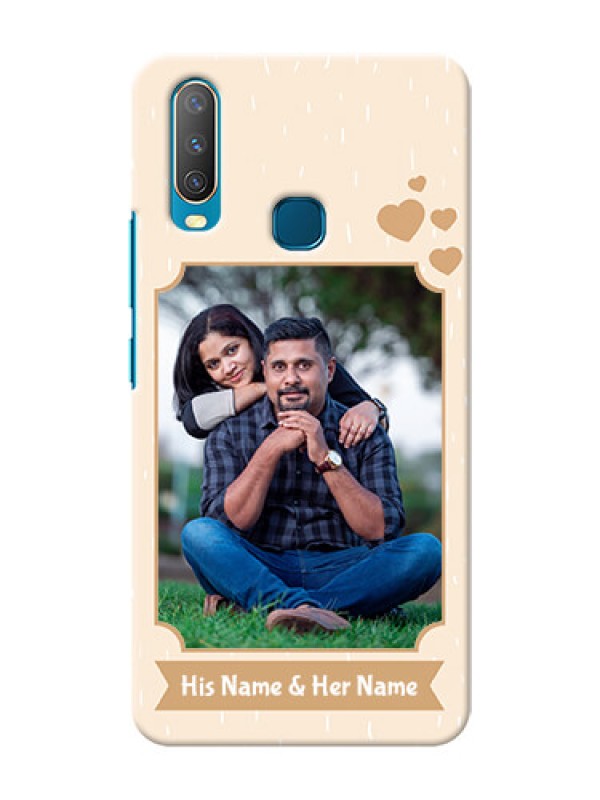 Custom Vivo Y15 mobile phone cases with confetti love design 
