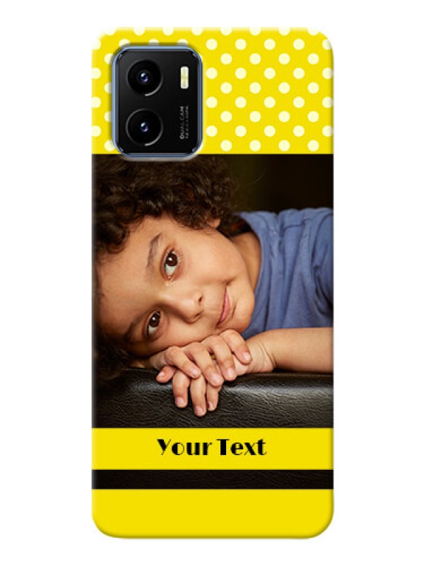 Custom Vivo Y15c Custom Mobile Covers: Bright Yellow Case Design