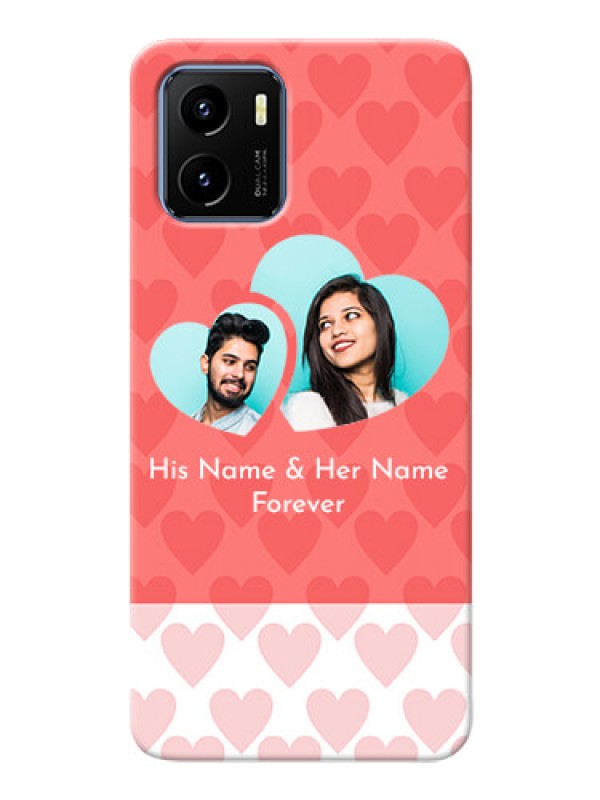 Custom Vivo Y15c personalized phone covers: Couple Pic Upload Design