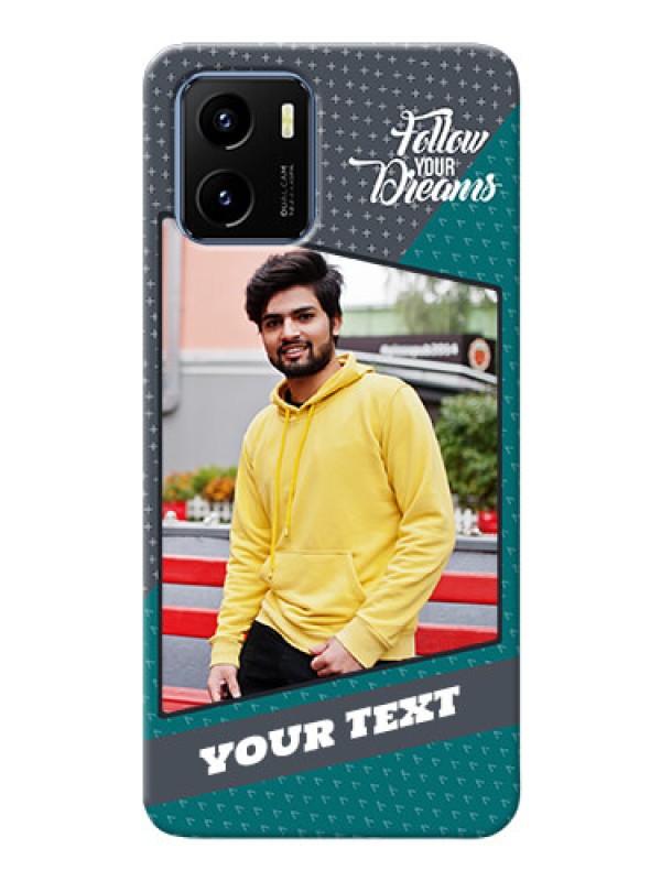 Custom Vivo Y15c Back Covers: Background Pattern Design with Quote