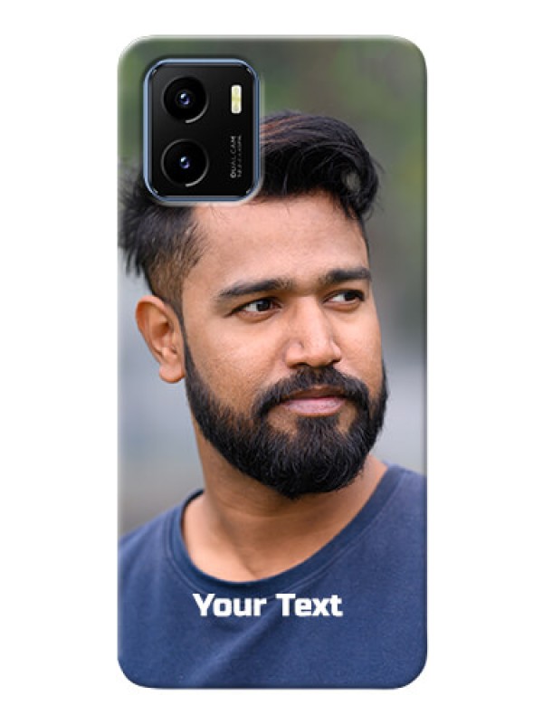 Custom Vivo Y15c Mobile Cover: Photo with Text