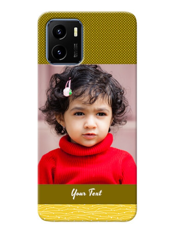 Custom Vivo Y15s custom mobile back covers: Simple Green Color Design