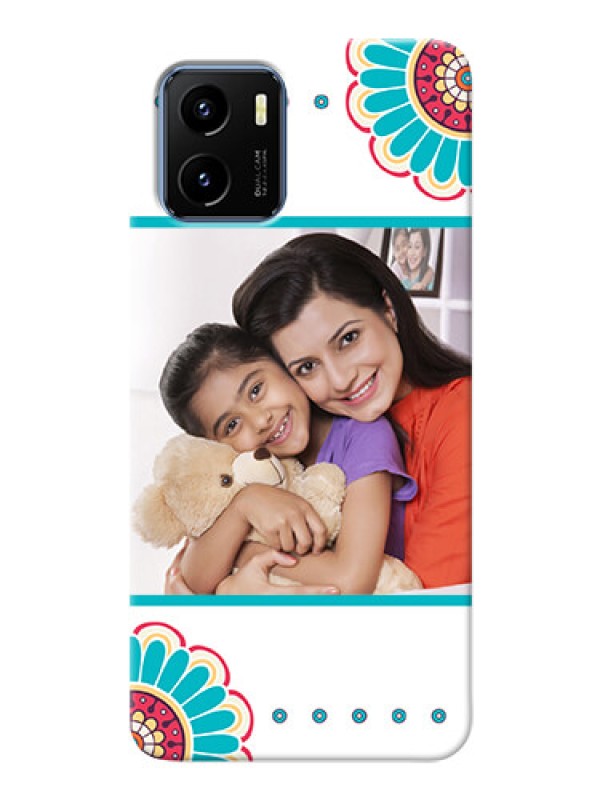 Custom Vivo Y15s custom mobile phone cases: Flower Design