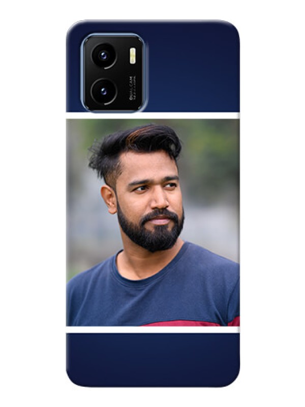 Custom Vivo Y15s Mobile Cases: Simple Royal Blue Design