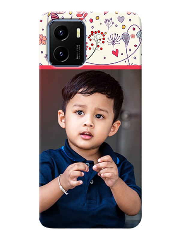 Custom Vivo Y15s phone back covers: Premium Floral Design