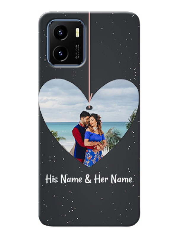 Custom Vivo Y15s custom phone cases: Hanging Heart Design