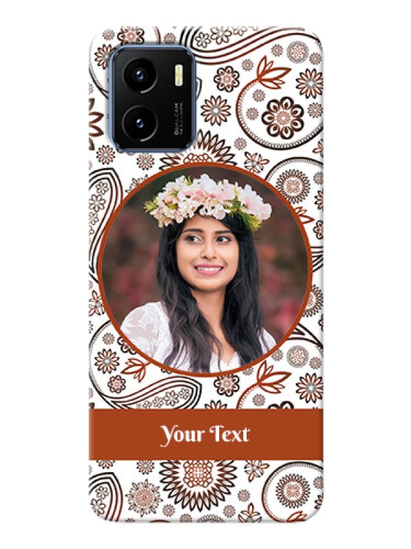 Custom Vivo Y15s phone cases online: Abstract Floral Design 