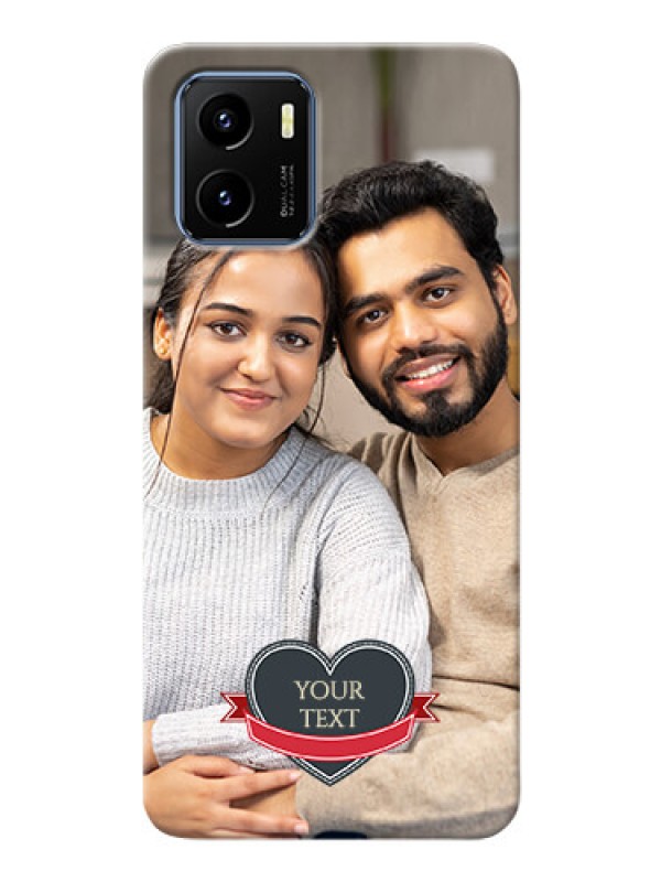 Custom Vivo Y15s mobile back covers online: Just Married Couple Design