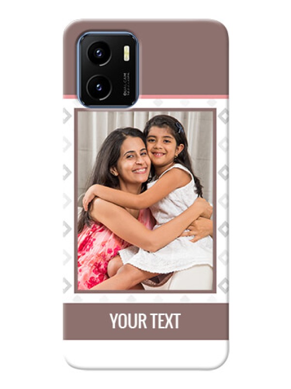 Custom Vivo Y15s custom back covers: Simple Diamond Design