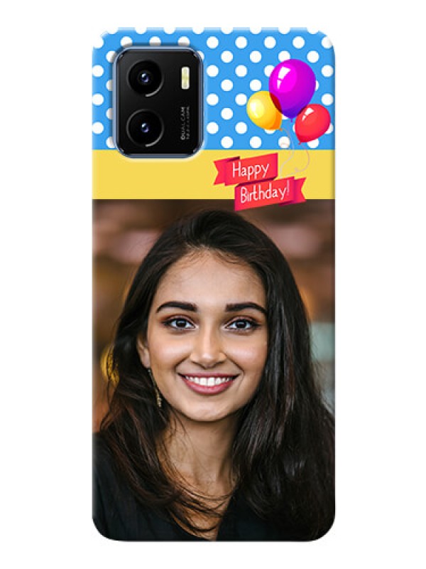Custom Vivo Y15s custom mobile back covers: Happy Birthday Design