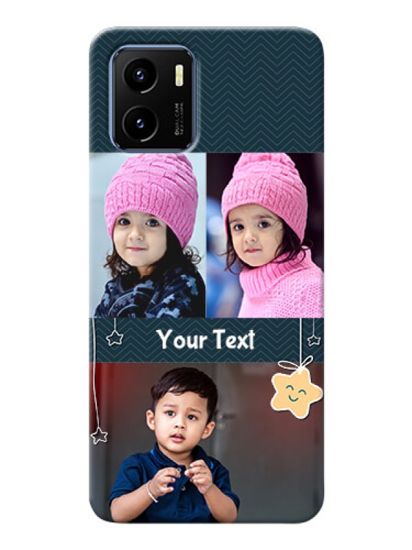 Custom Vivo Y15s Mobile Back Covers Online: Hanging Stars Design