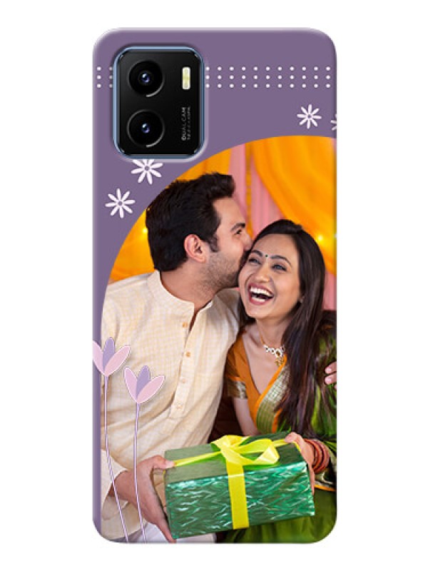 Custom Vivo Y15s Phone covers for girls: lavender flowers design 