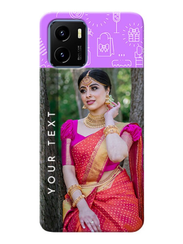 Custom Vivo Y15s Personalized Phone Cases: Birthday Icons Design