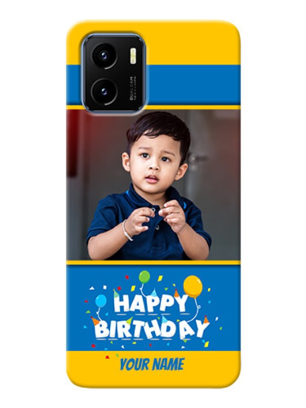 Custom Vivo Y15s Mobile Back Covers Online: Birthday Wishes Design