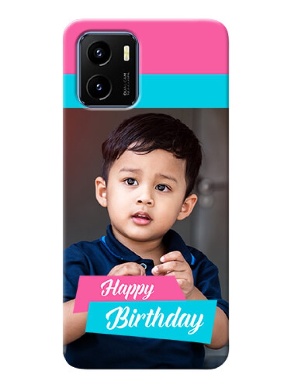 Custom Vivo Y15s Mobile Covers: Image Holder with 2 Color Design