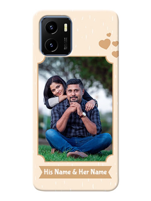 Custom Vivo Y15s mobile phone cases with confetti love design 