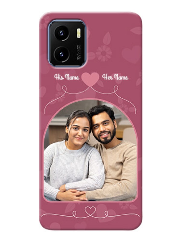 Custom Vivo Y15s mobile phone covers: Love Floral Design