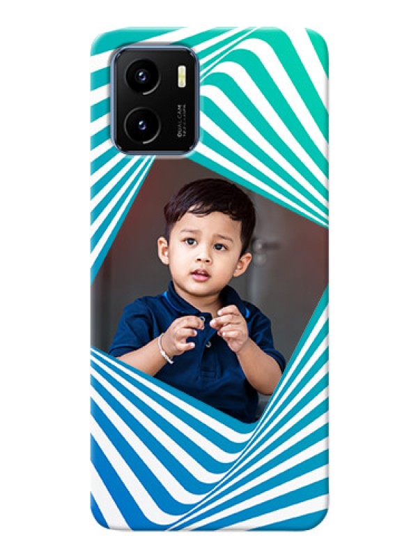 Custom Vivo Y15s Personalised Mobile Covers: Abstract Spiral Design