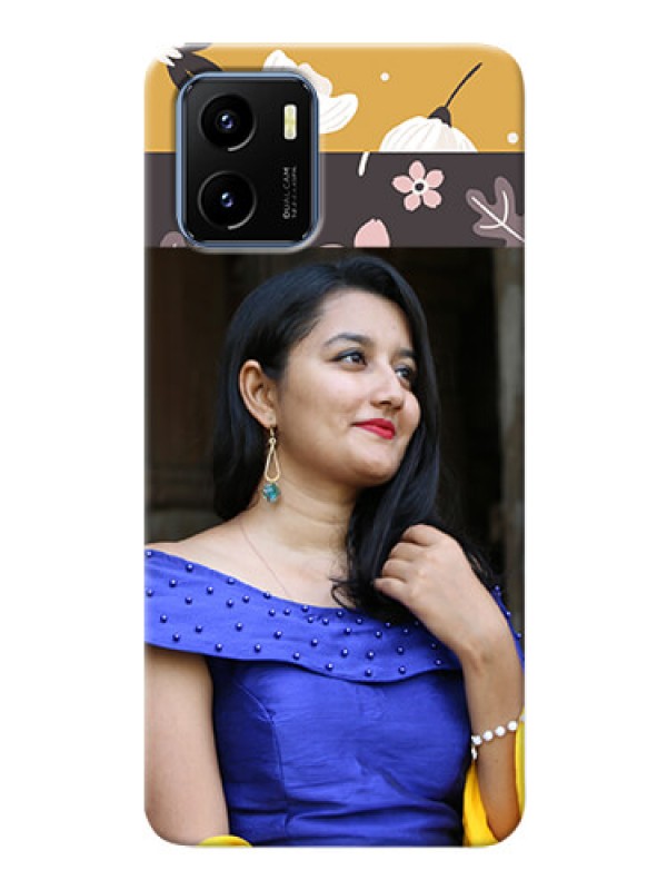 Custom Vivo Y15s mobile cases online: Stylish Floral Design