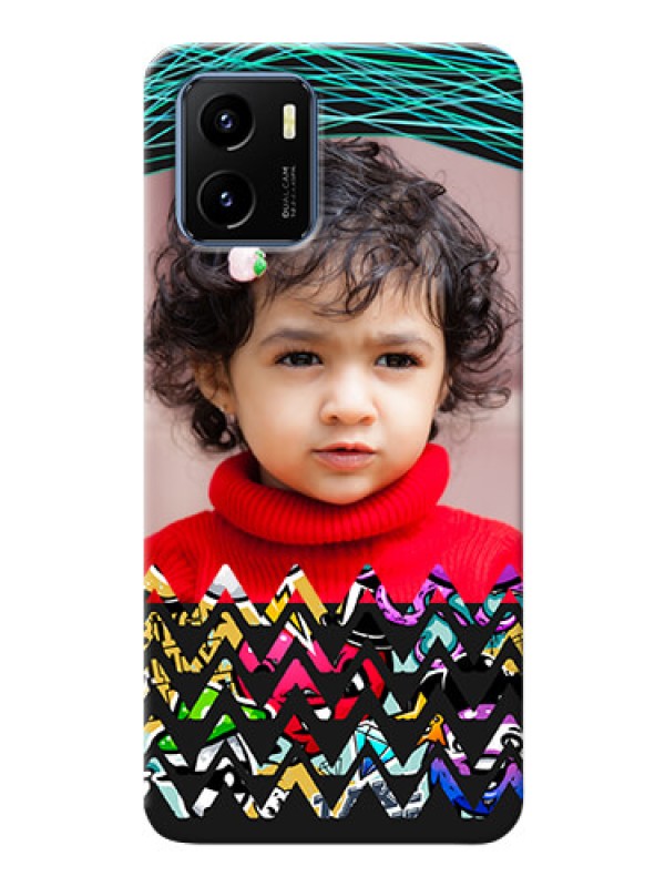 Custom Vivo Y15s personalized phone covers: Neon Abstract Design