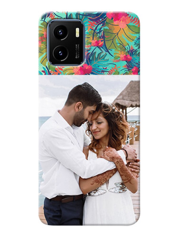 Custom Vivo Y15s Personalized Phone Cases: Watercolor Floral Design