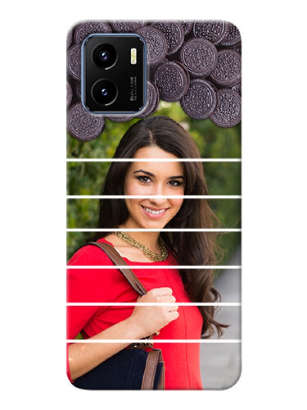 Custom Vivo Y15s Custom Mobile Covers with Oreo Biscuit Design