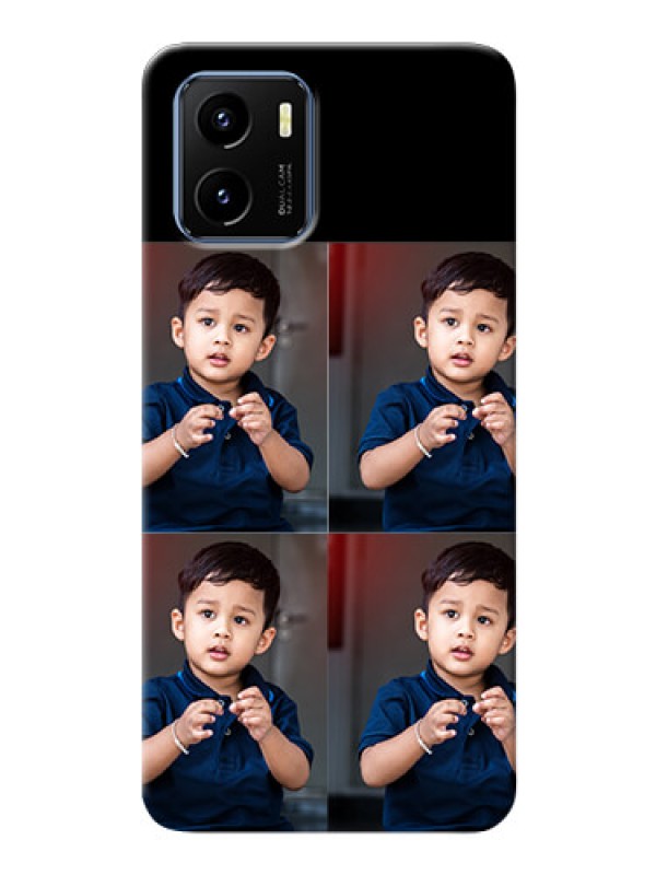 Custom Vivo Y15s 4 Image Holder on Mobile Cover