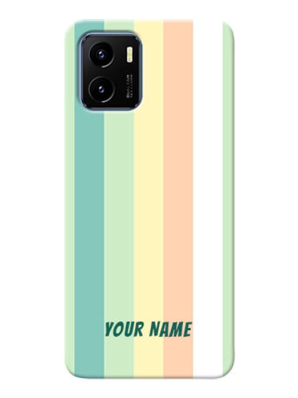 Custom Vivo Y15S Back Covers: Multi-colour Stripes Design