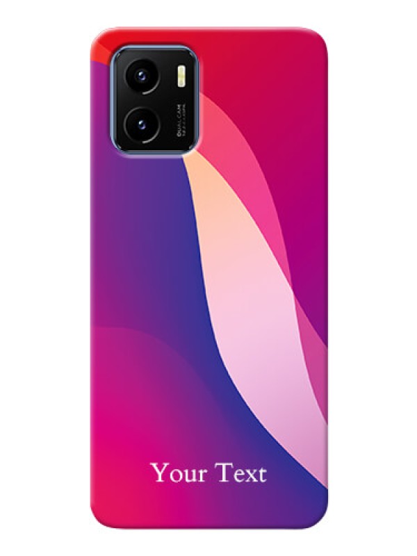 Custom Vivo Y15S Mobile Back Covers: Digital abstract Overlap Design