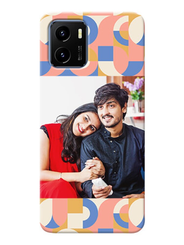 Custom Vivo Y15S Custom Phone Covers: Semi-circle Maze Pattern Design