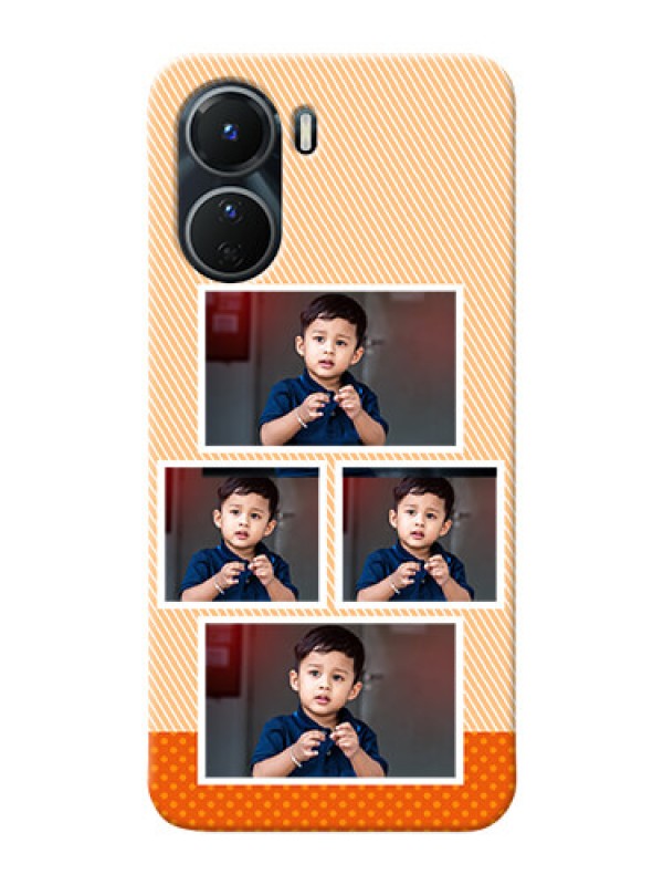 Custom Vivo Y16 Mobile Back Covers: Bulk Photos Upload Design