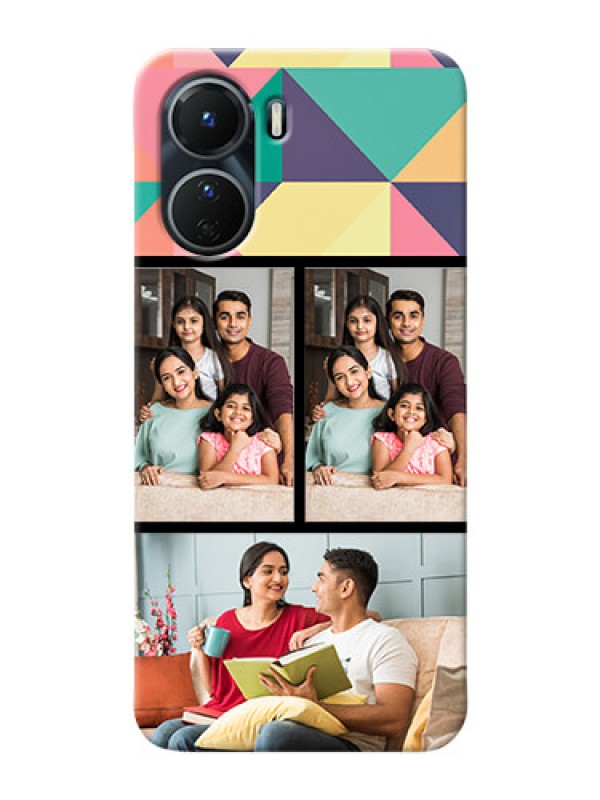 Custom Vivo Y16 personalised phone covers: Bulk Pic Upload Design