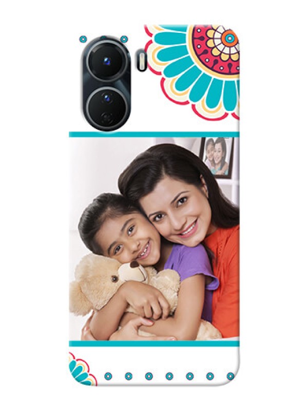 Custom Vivo Y16 custom mobile phone cases: Flower Design