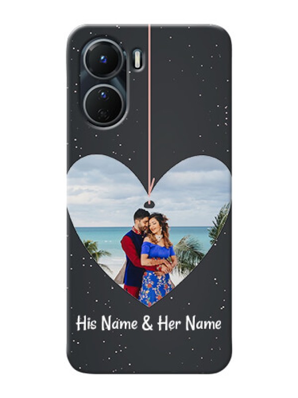 Custom Vivo Y16 custom phone cases: Hanging Heart Design