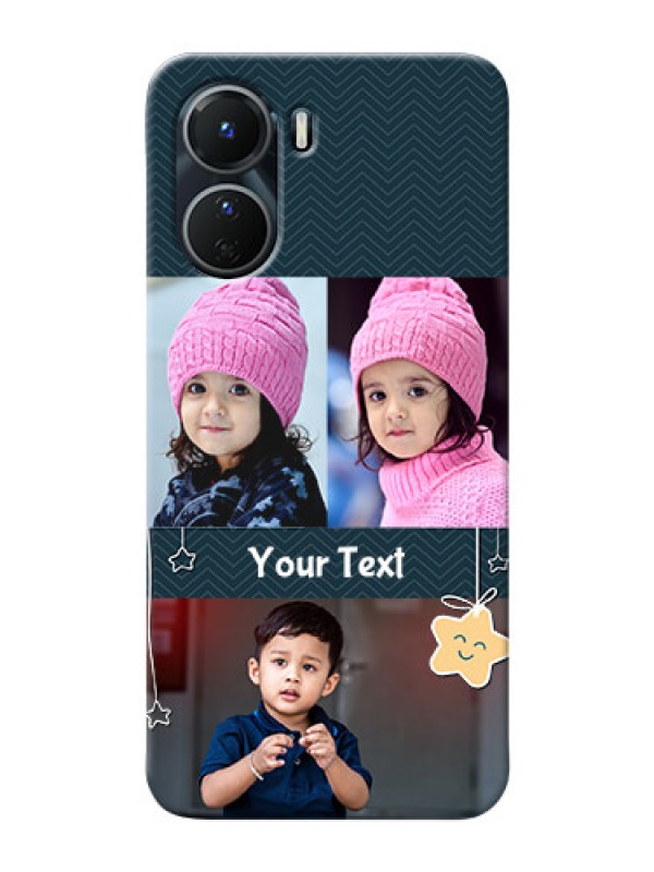 Custom Vivo Y16 Mobile Back Covers Online: Hanging Stars Design