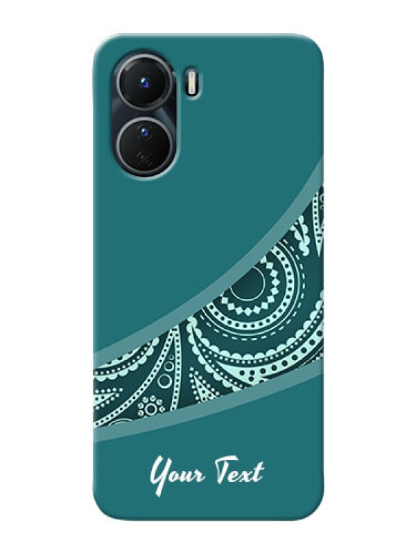 Custom Vivo Y16 Custom Phone Covers: semi visible floral Design
