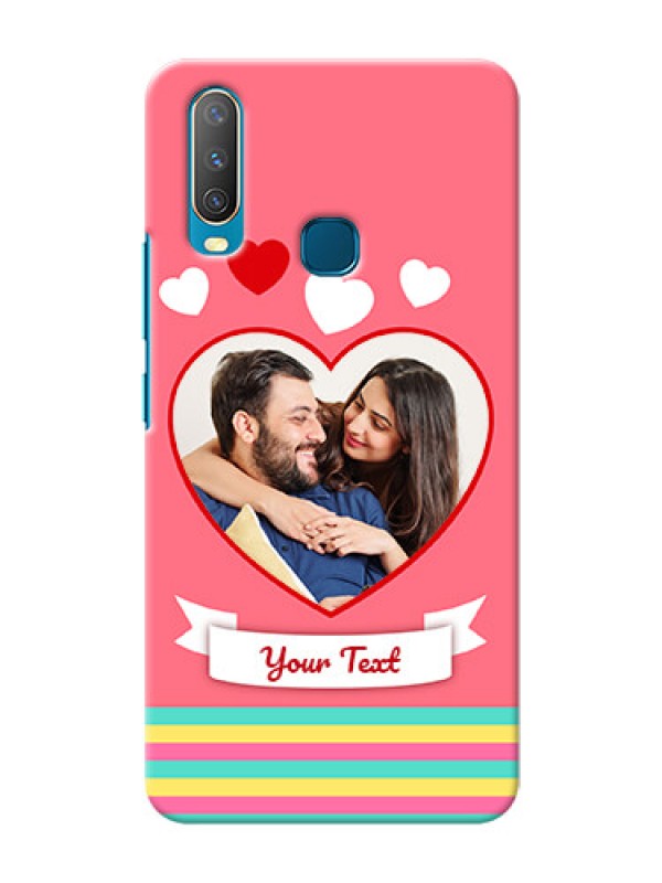 Custom Vivo Y17 Personalised mobile covers: Love Doodle Design