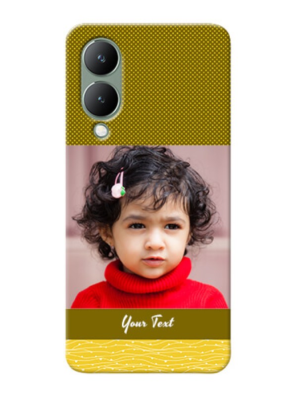 Custom Vivo Y17S custom mobile back covers: Simple Green Color Design