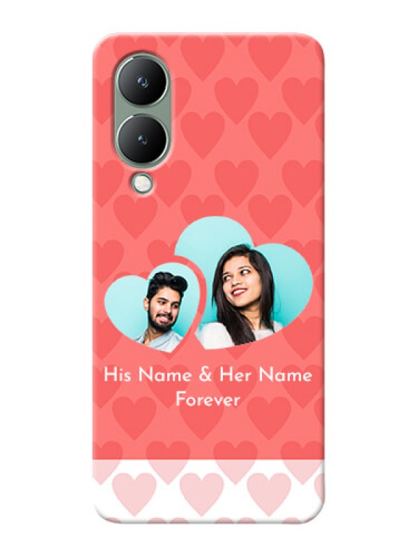 Custom Vivo Y17S personalized phone covers: Couple Pic Upload Design