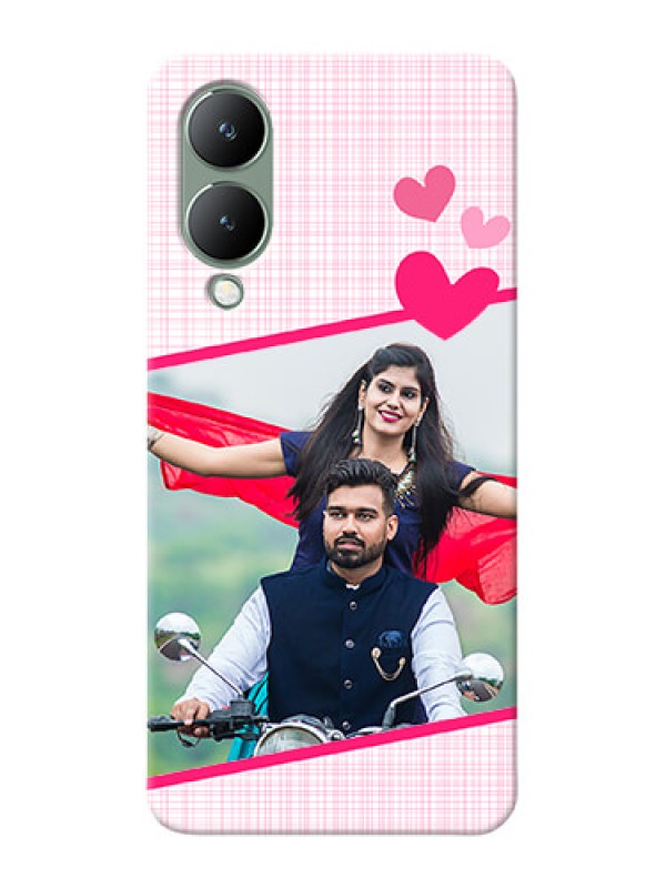 Custom Vivo Y17S Personalised Phone Cases: Love Shape Heart Design