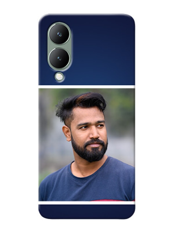 Custom Vivo Y17S Mobile Cases: Simple Royal Blue Design