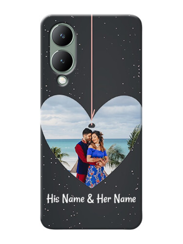 Custom Vivo Y17S custom phone cases: Hanging Heart Design