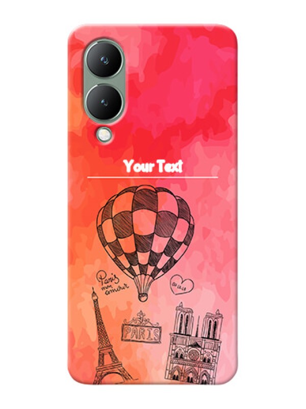 Custom Vivo Y17S Personalized Mobile Covers: Paris Theme Design
