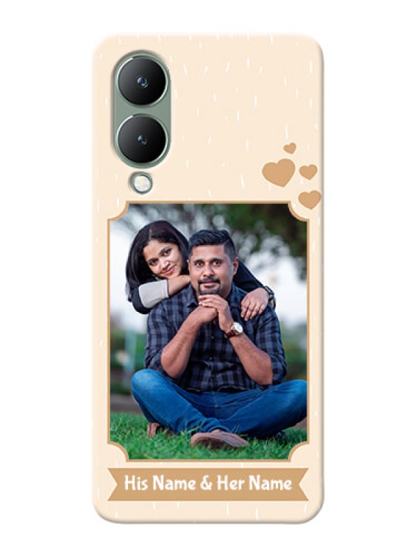 Custom Vivo Y17S mobile phone cases with confetti love design 