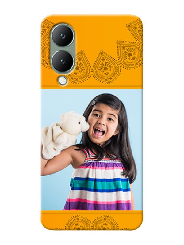 Custom Vivo Y17S custom mobile back covers: Photo Wedding Design 