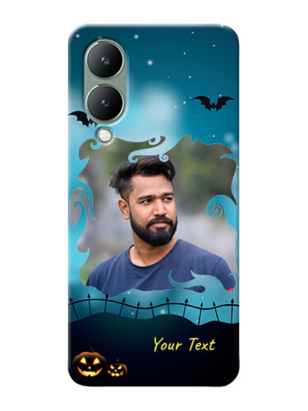 Custom Vivo Y17S Personalised Phone Cases: Halloween frame design