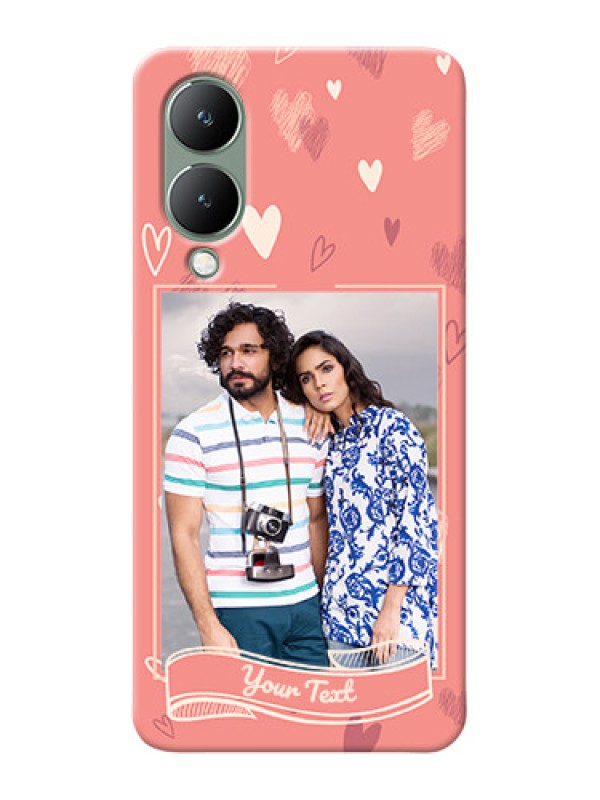 Custom Vivo Y17S custom mobile phone cases: love doodle art Design